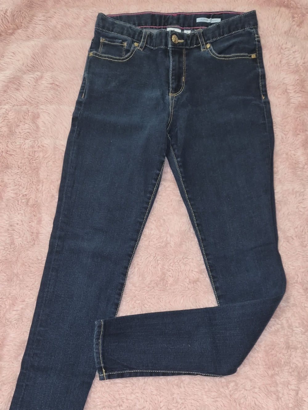 Kate Spade Dark Blue Straight Leg Jeans